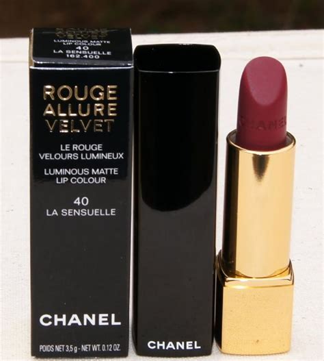 chanel rouge allure velvet reviews.